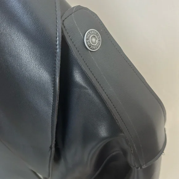 Free People We the Free Alexis Vegan Leather Jacket NWT - Picture 16 of 16